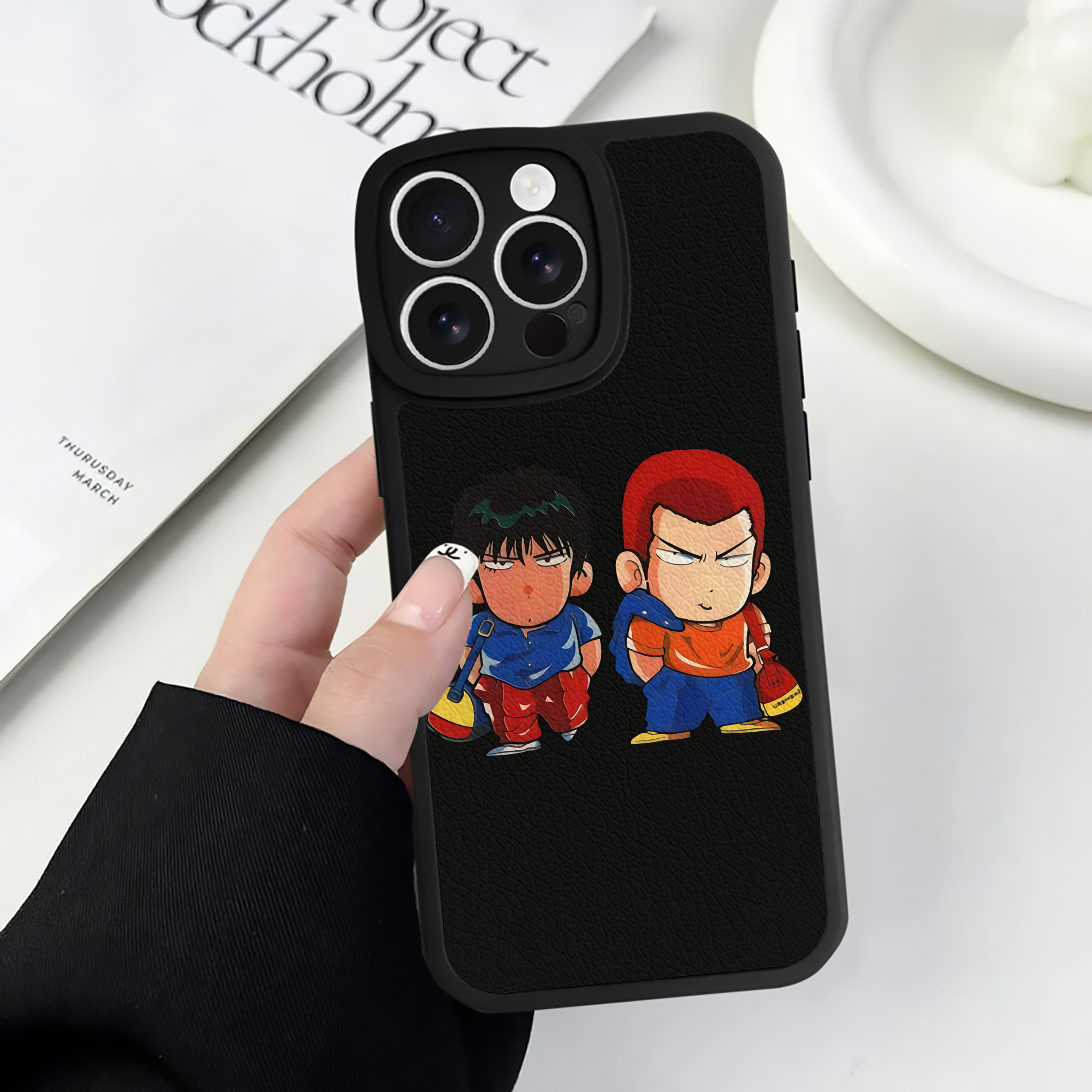（画像用） SLAM DUNK／スラムダンク 【iPhone 16シリーズ対応】シリコンスマホケース（レザー調） 材質：シリコン